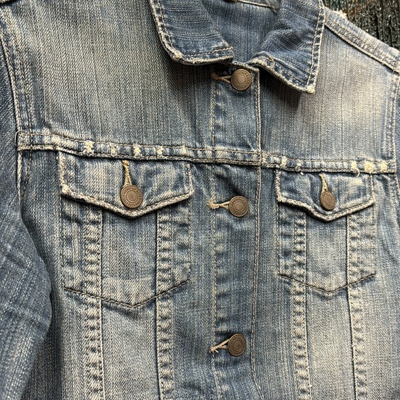 Distressed Denim Jacket - Picture 4 of 8